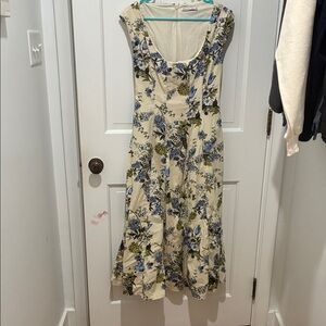 Abercrombie & Fitch Cream Floral  Dress